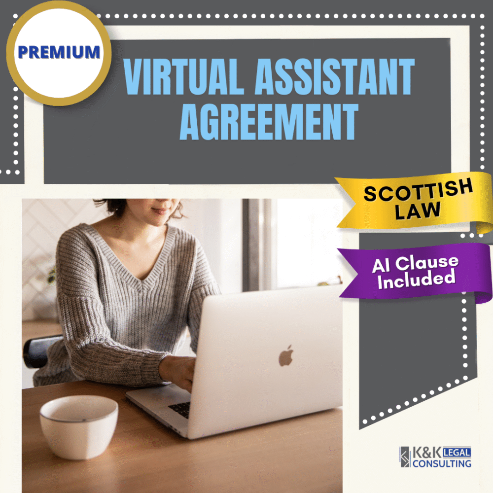 Virtual Assistant Premium Contract/Agreement under Scottish Law