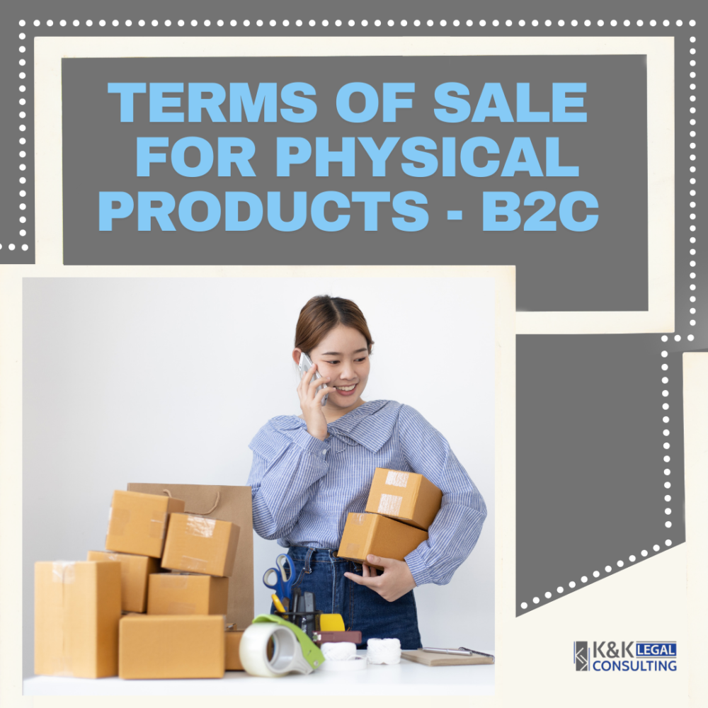 Terms of Sale for Products (non-food) B2C
