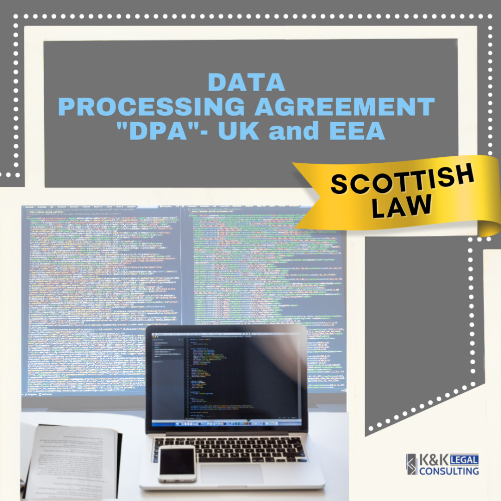 Data Processing Agreement UK/EEA - Scottish Law