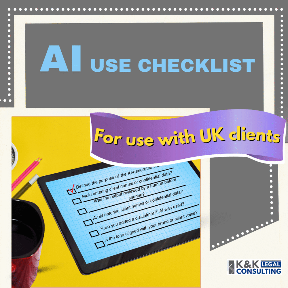 AI Use Checklist