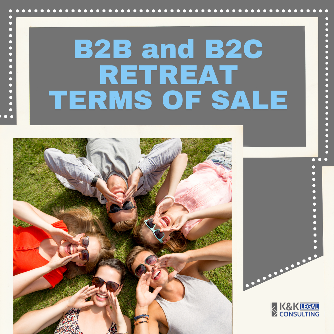 Retreat Terms of Sale - B2B & B2C